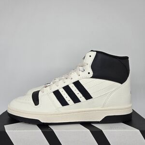 New Adidas Break Start Mid 'White Black' Women's Shoes Size 7